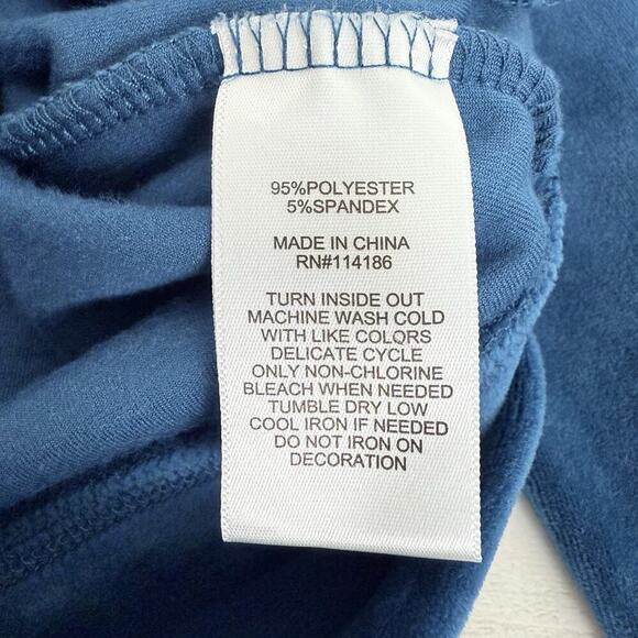 Juicy Couture x Kraft Real Mayo S Collab Velour Hoodie Blue Y2K NO Drawstring - Picture 12 of 16